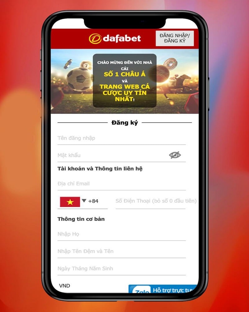 Tham gia cá cược trên app DAFABET bất cứ lúc nào bạn muốn