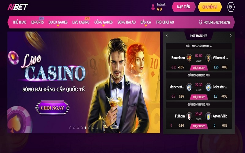 Tốc độ truy cập nhanh chóng tại Casino online NBET