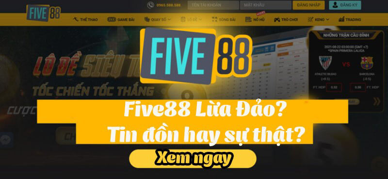 Casino uy tín five88 cam kết quyền lợi tốt nhất cho người chơi