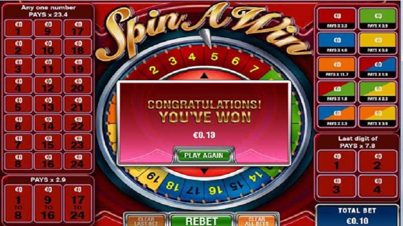 Spin a win - Game vòng quay may mắn hấp dẫn tại casino trực tuyến Oxbet